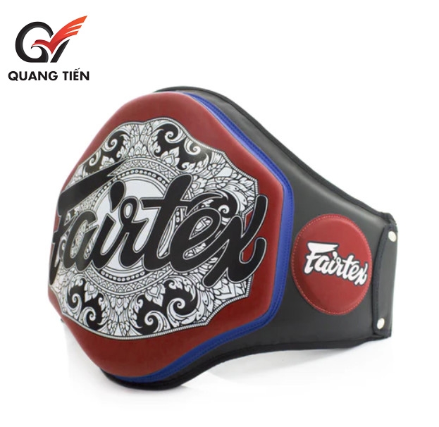 Đích Bụng Fairtex Microfiber Belly Pad cao cấp chính hãng (Đỏ xanh đen)