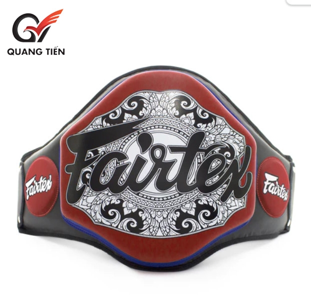 Đích Bụng Fairtex Microfiber Belly Pad cao cấp chính hãng (Đỏ xanh đen)