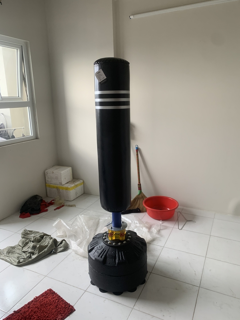 Trụ Đấm ABJ đế lò xo giảm chấn cao cấp chính hãng (cao 1,75m đế lò xo)