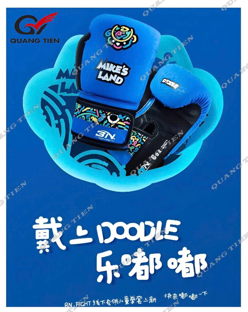 Găng tay boxing mini BN MIKE'S LAND 6oz chính hãng dành cho trẻ em