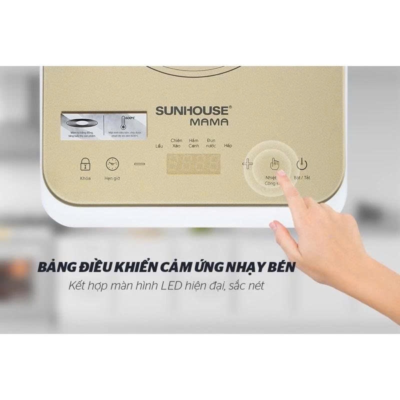 Bếp điện từ cảm ứng Sunhouse Mama SHD6868