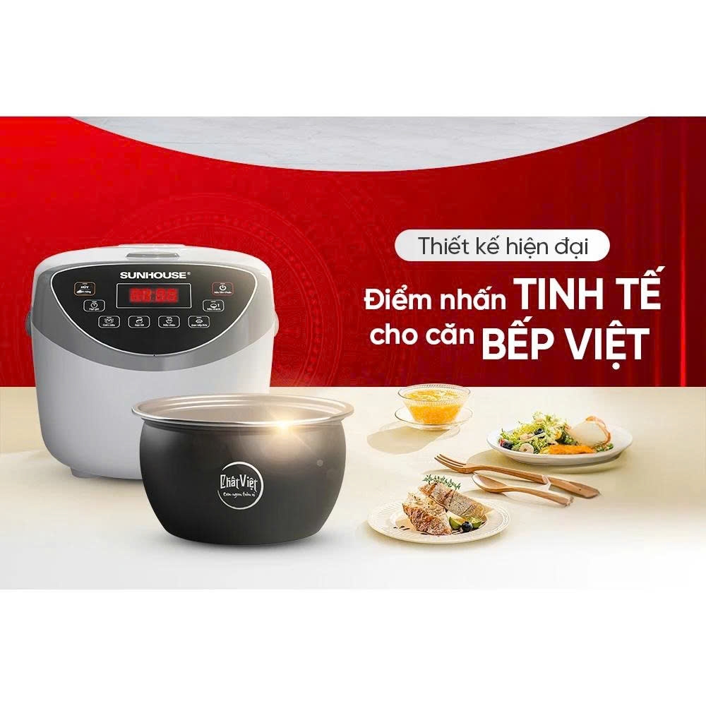 Nồi cơm điện tử 1.8L Sunhouse SHD8912
