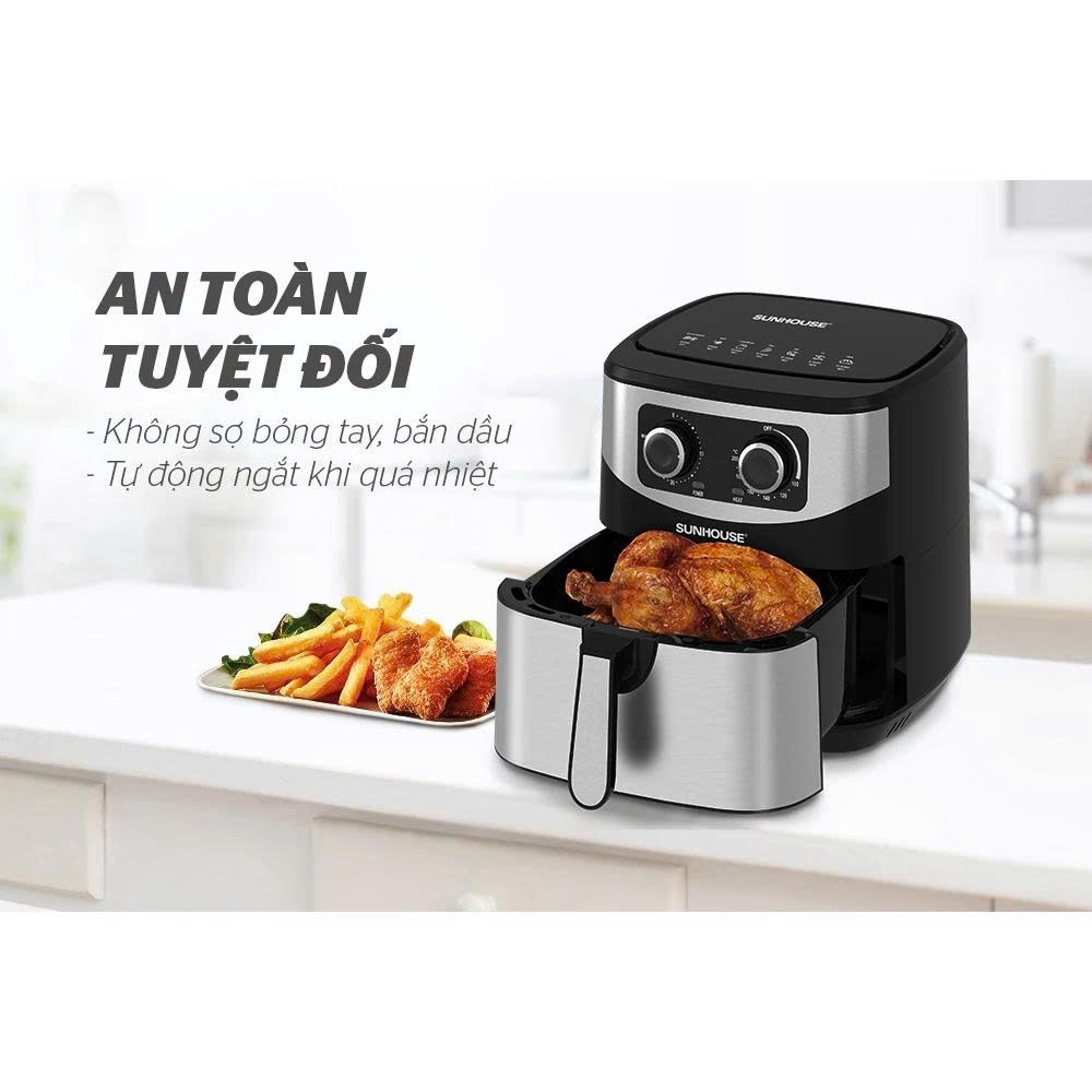 Nồi chiên không dầu 9L Sunhouse SHD4035