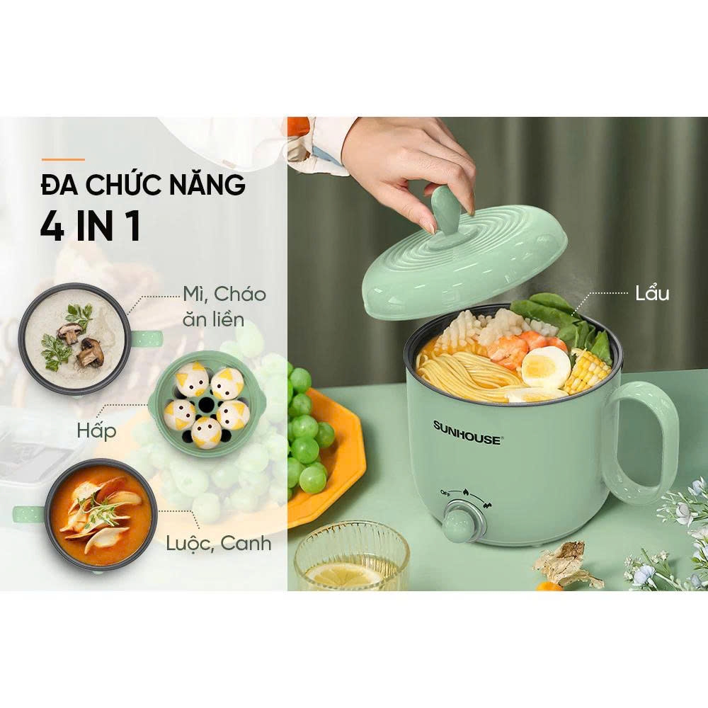 Ca lẩu điện 1.5L Sunhouse SHD4515G