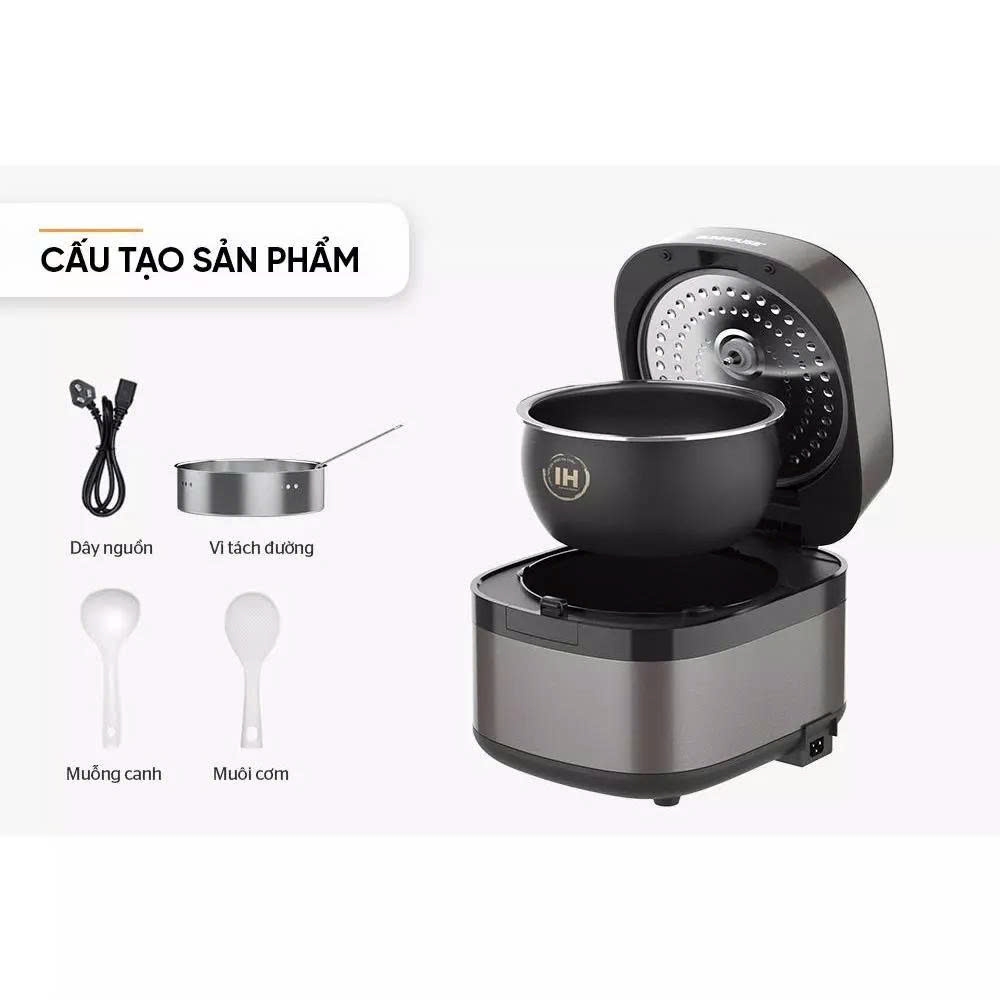 Nồi cơm điện cao tần 1.5L SUNHOUSE SHD8826