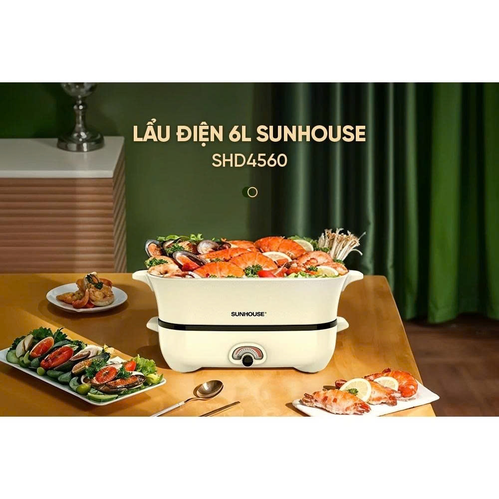 Lẩu điện 6L Sunhouse SHD4560