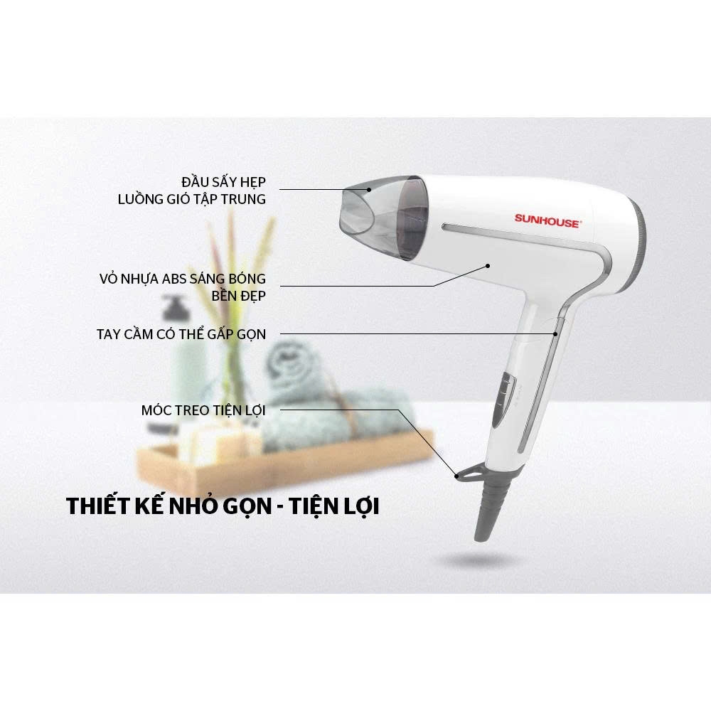 Máy sấy tóc Sunhouse SHD2308W