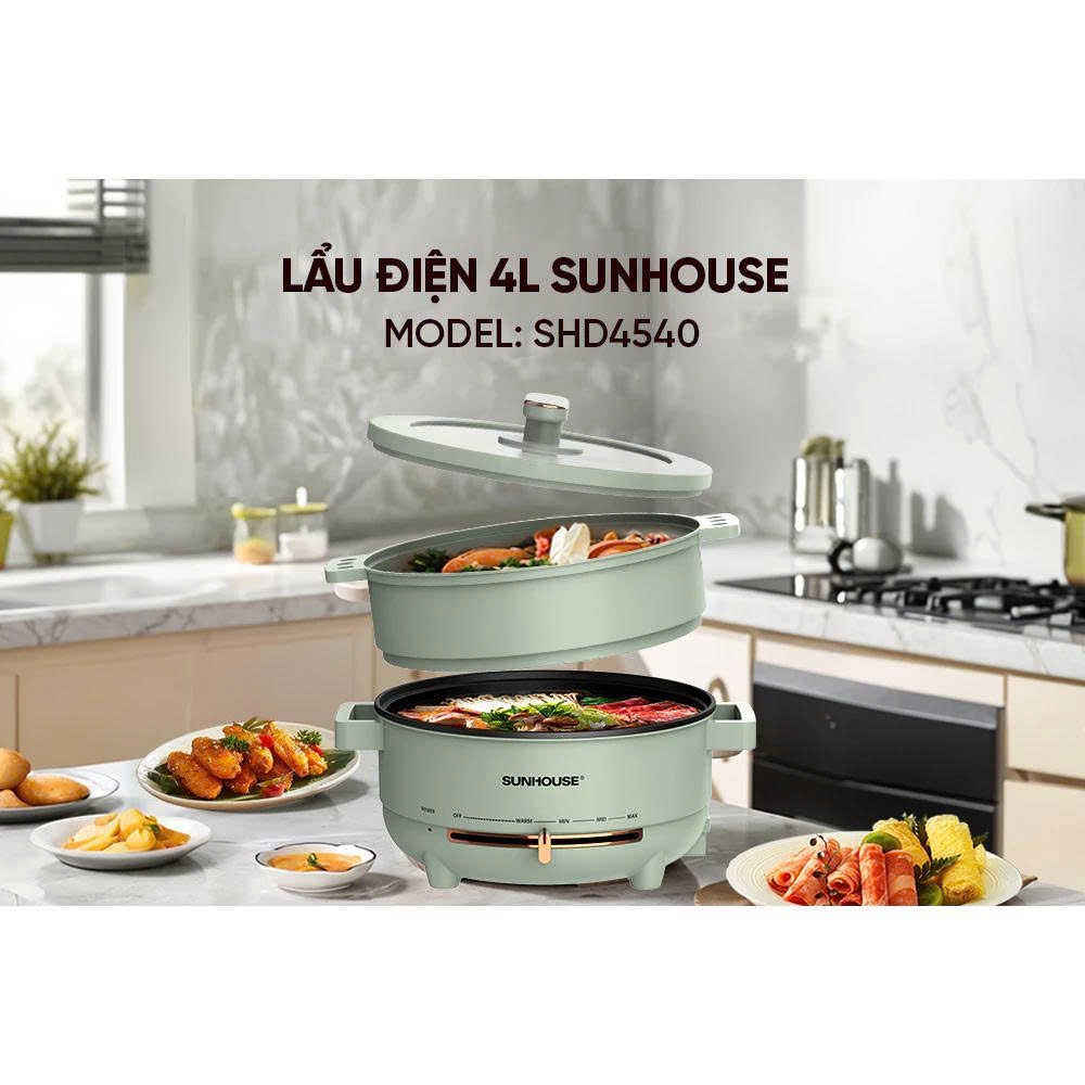 Lẩu điện đa năng 4L Sunhouse SHD4540