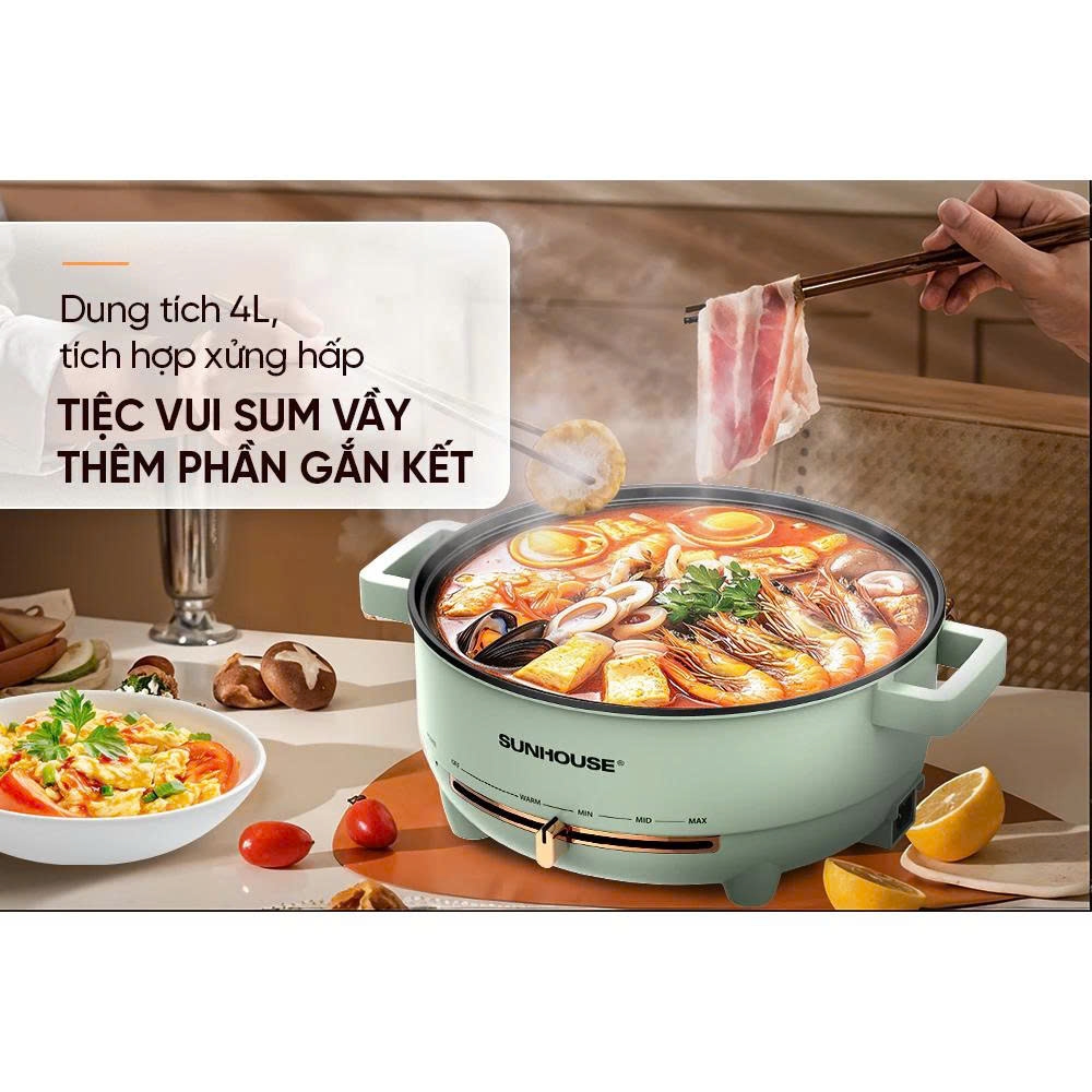 Lẩu điện đa năng 4L Sunhouse SHD4540