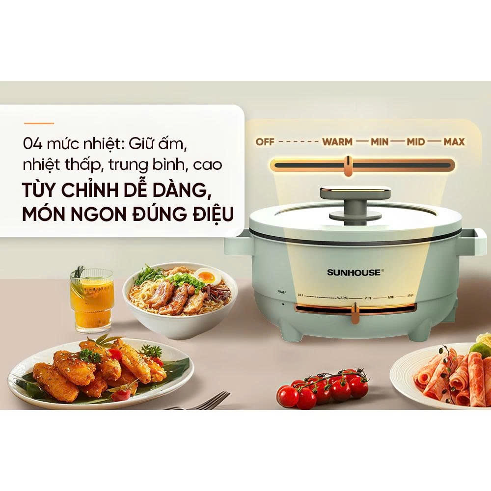 Lẩu điện đa năng 4L Sunhouse SHD4540