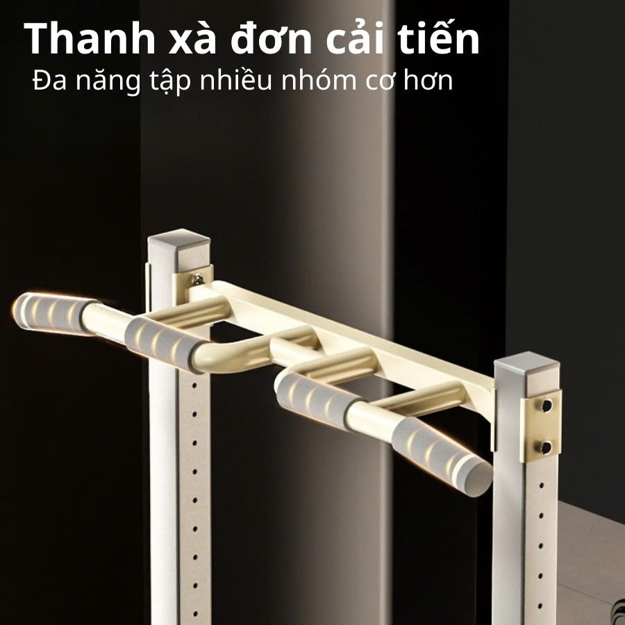 Khung Xà Đơn Đa Năng – Chịu Tải 150Kg – Thép Hộp 4x4cm Dày 1.2mm – Điều Chỉnh Cao 155–216cm