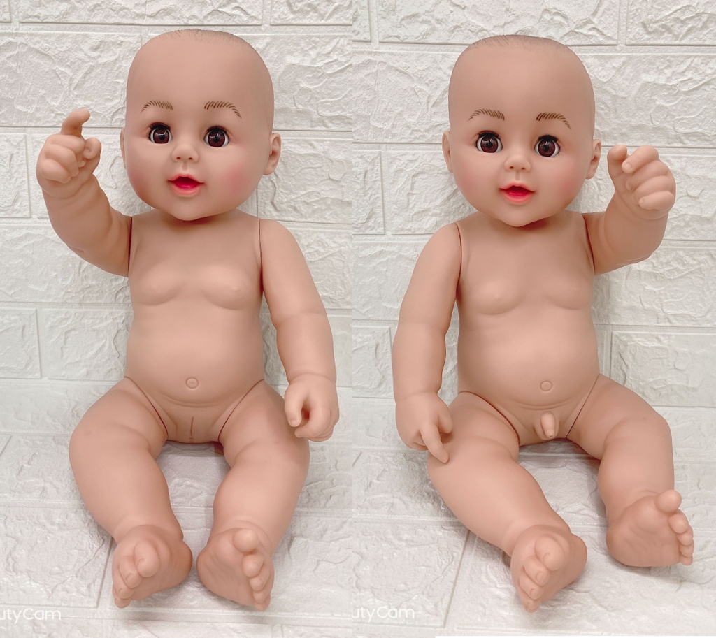 Búp Bê Tái Sinh Nhựa Mềm Mắt Chớp 45cm 18 Inch Reborn Doll Đồ Chơi Cho
