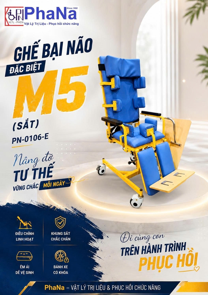 Ghế bại não đặc biệt M5 (sắt) PN-0106-E