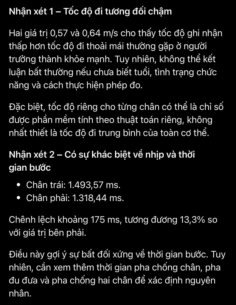 HỆ THỐNG ĐÁNH GIÁ VÀ HUẤN LUYỆN DÁNG ĐI – THĂNG BẰNG