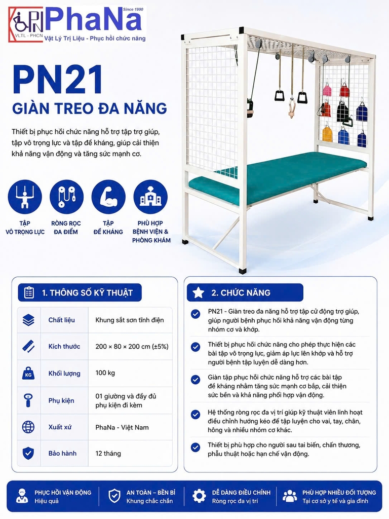 PN21 - Giàn treo đa năng