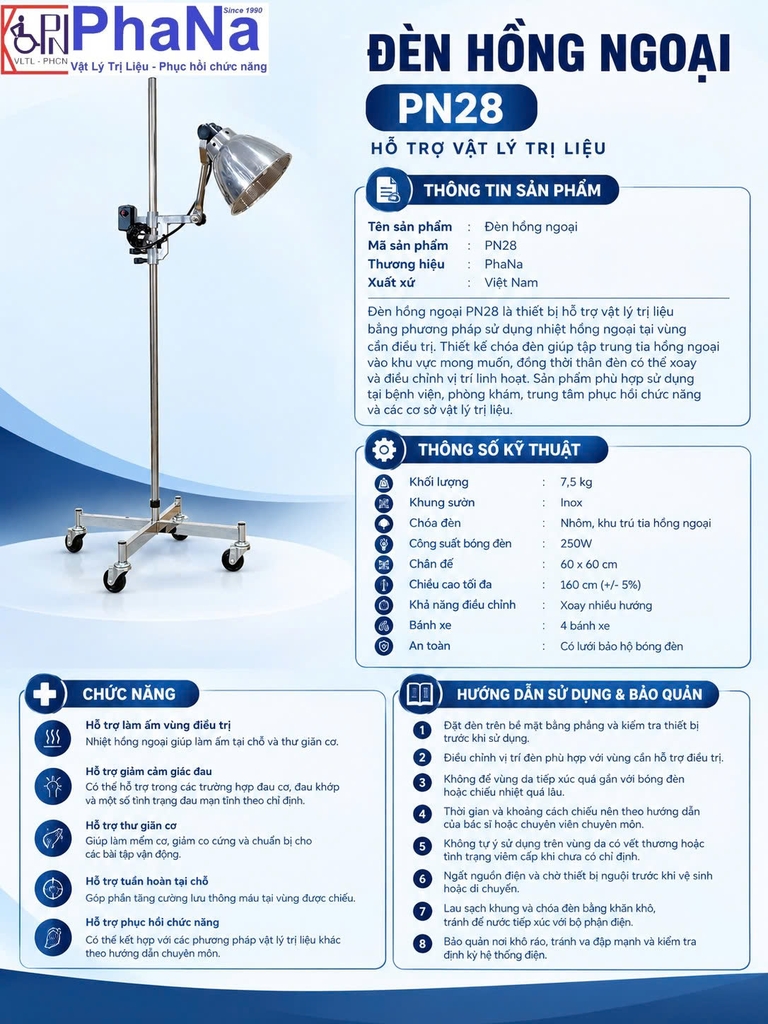 PN28 - Đèn hồng ngoại