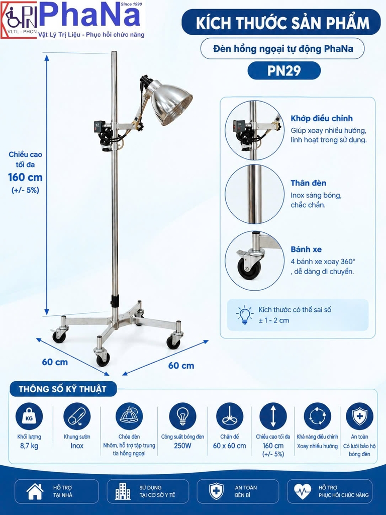 PN29 - Đèn hồng ngoại tự động PhaNa