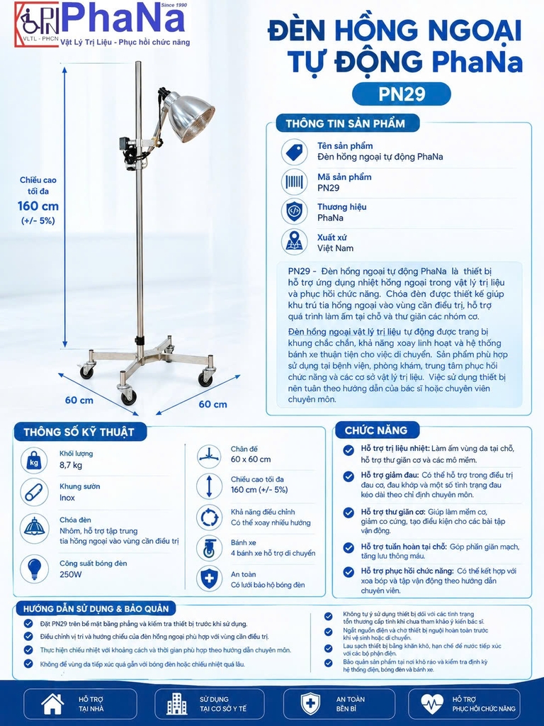 PN29 - Đèn hồng ngoại tự động PhaNa