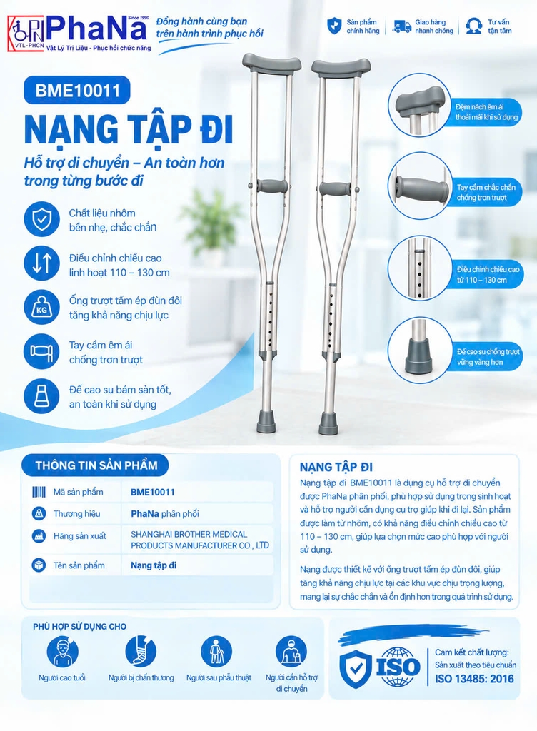 BME10011 - Nạng Tập Đi