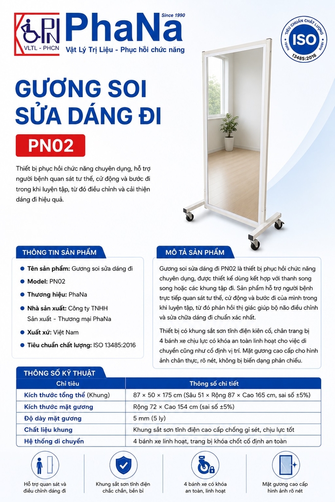 PN02.0- Gương soi sửa dáng đi