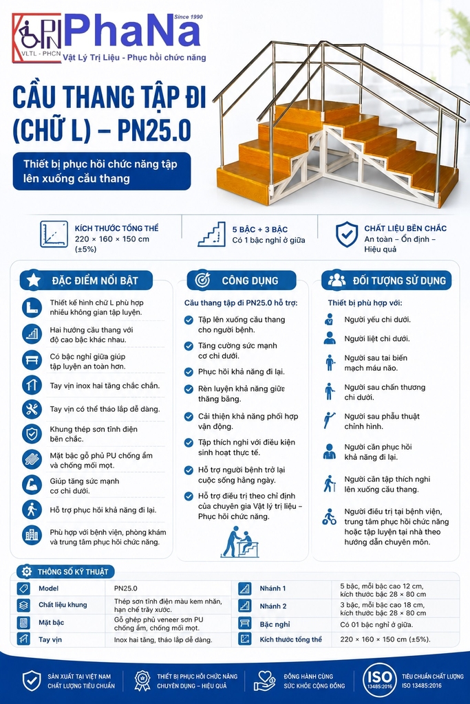 Cầu Thang Tập Đi PhaNa - PN25.0