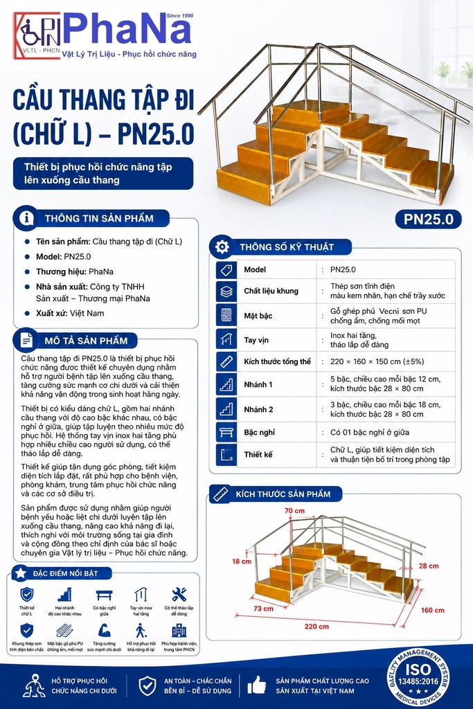 Cầu Thang Tập Đi PhaNa - PN25.0
