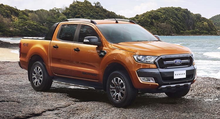 Xe Ford Ranger WildTrak 32AT 2016  Màu cam