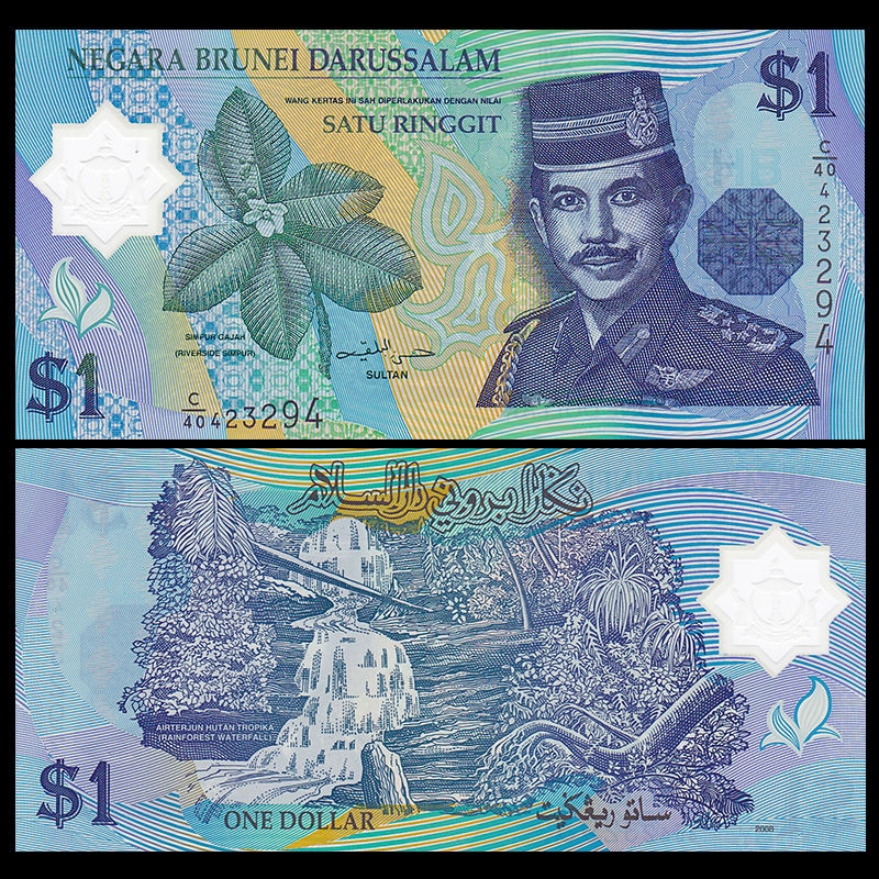 1 ringgit Brunei 2008 polymer Shop tiền sưu tầm D-money