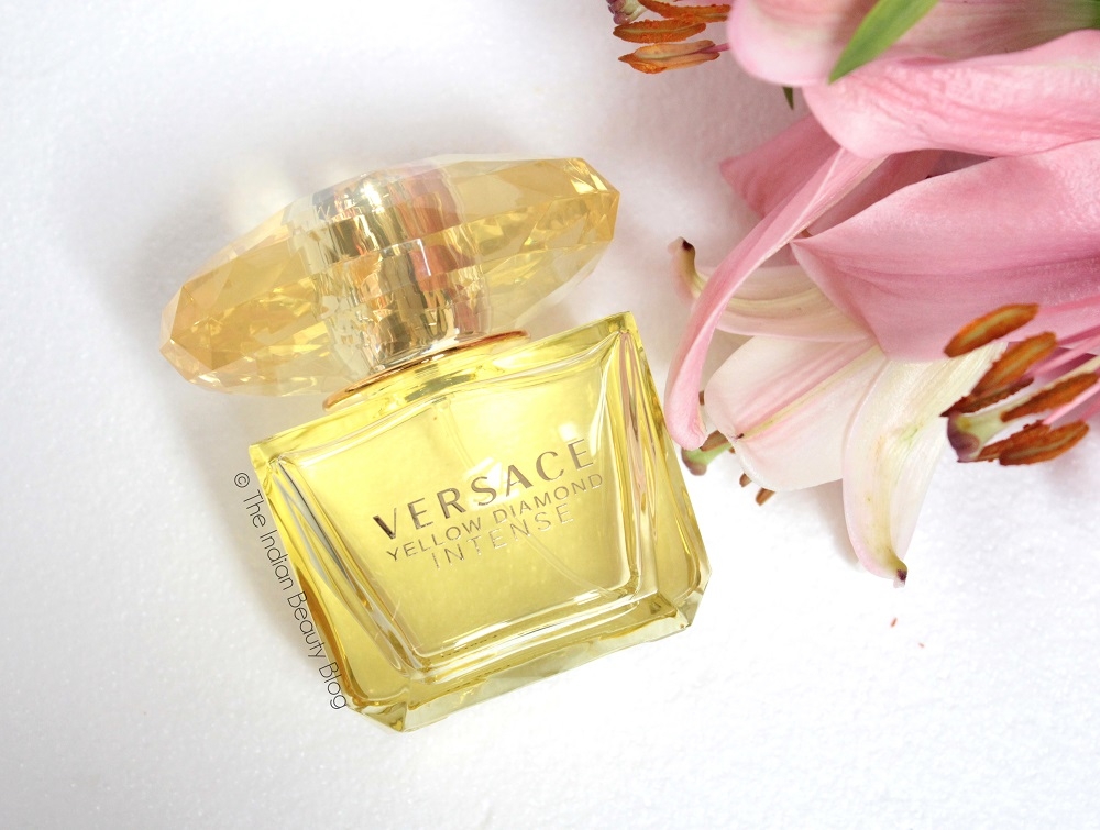 Kết quả hình ảnh cho Versace Yellow Diamond intense poster