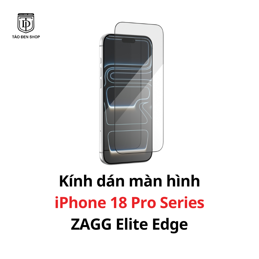 Kính Dán Màn Hình iPhone 18 Pro Series – ZAGG Elite Edge