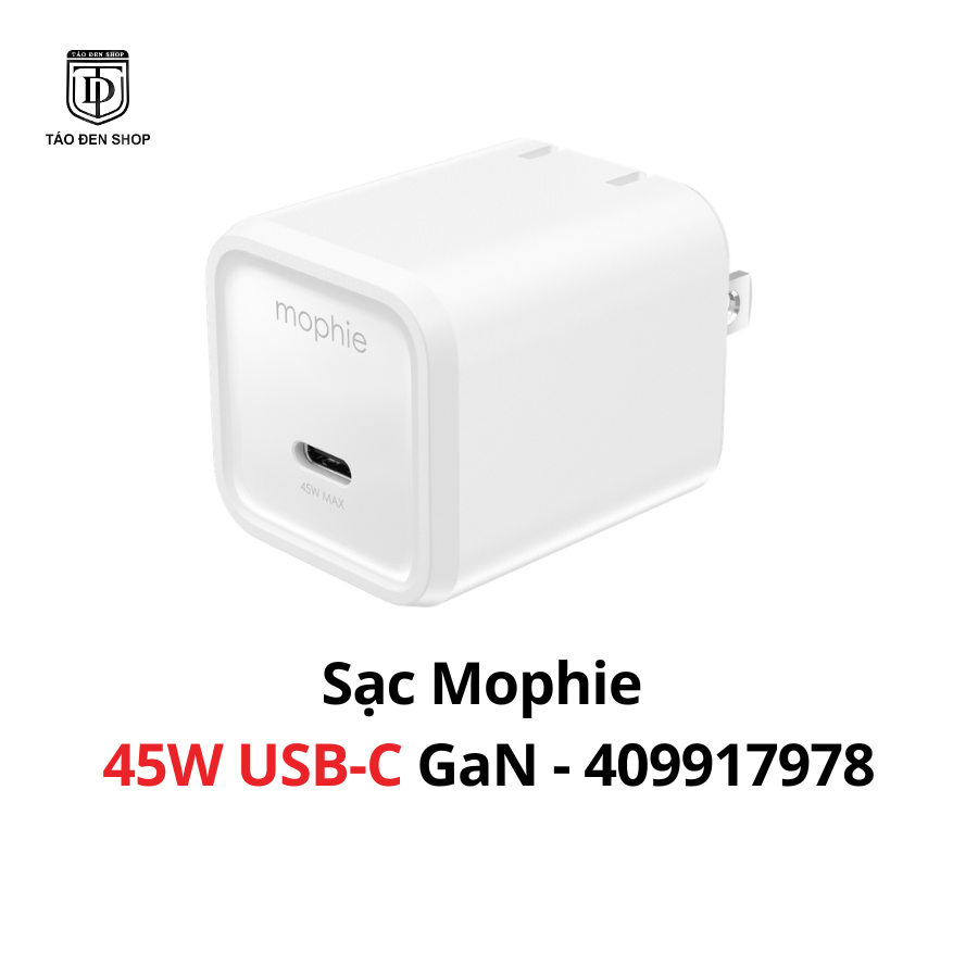 Sạc mophie 45W USB-C GaN - 409917978