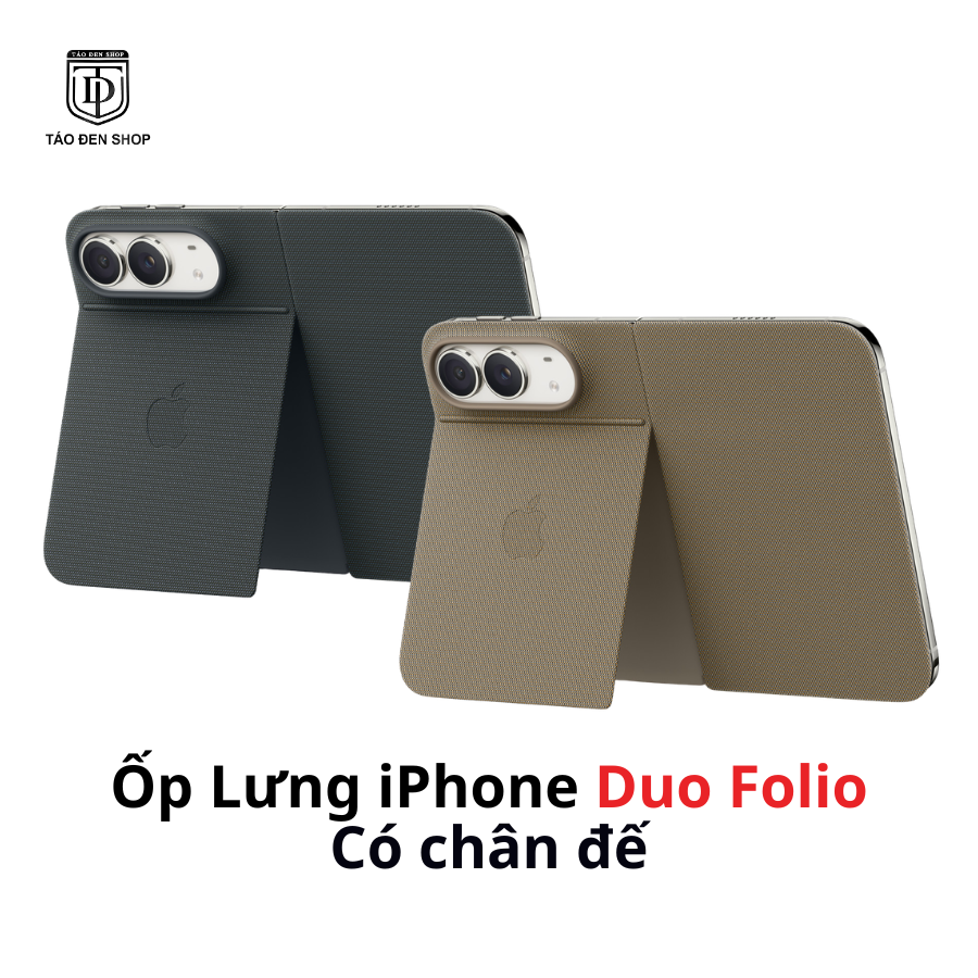 Ốp Lưng iPhone Duo Folio Có chân đế - Chính Hãng