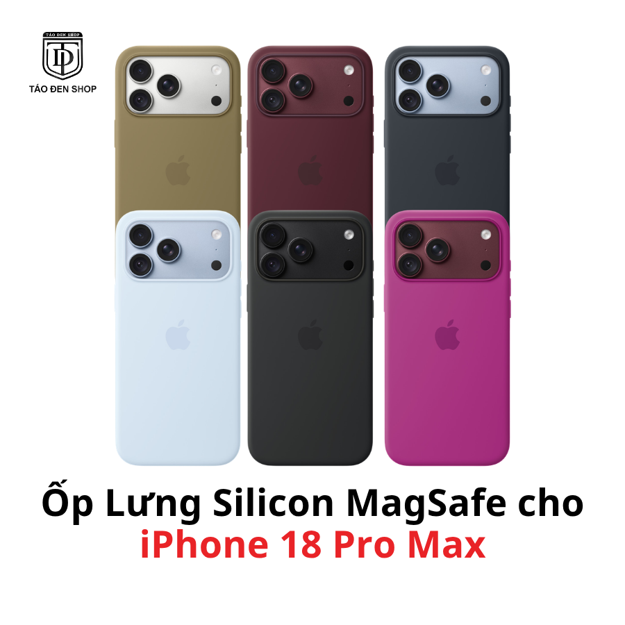 Ốp Lưng Silicon MagSafe cho iPhone 18 Pro Max