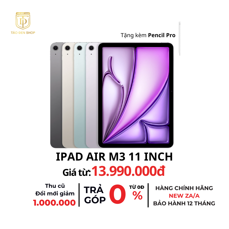 Back to School Táo Đen Shop iPad Air M3 13 Inch