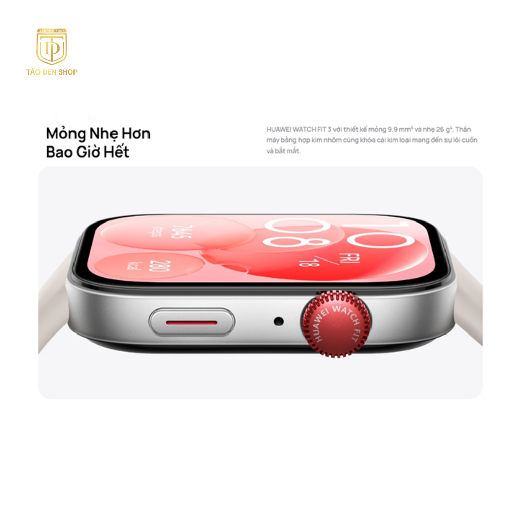 Đồng hồ thông minh tích hợp GPS HUAWEI FIT 3 - Chính Hãng