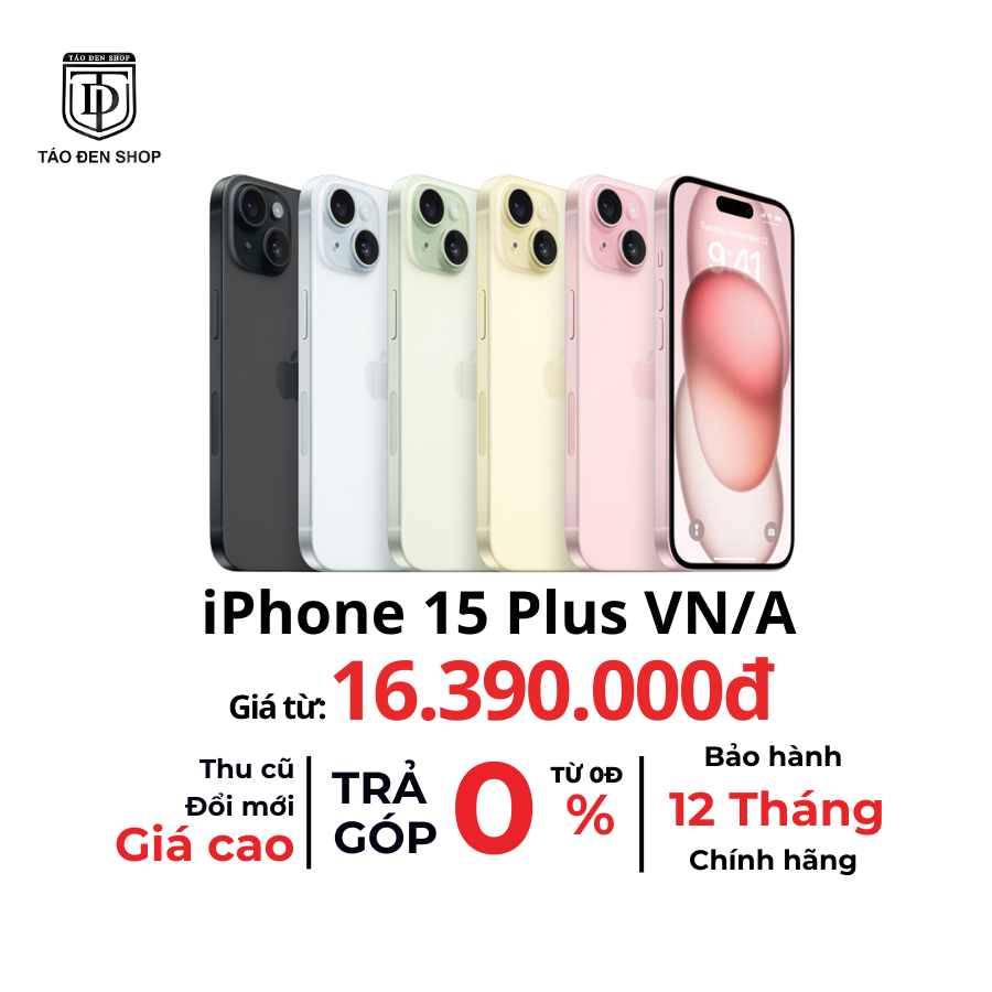 iPhone 15 Plus Chính Hãng VN/A