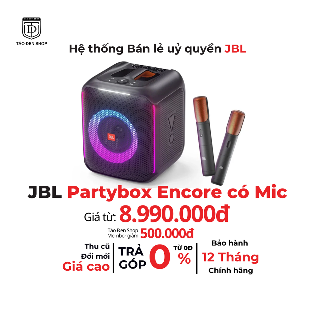 JBL Partybox Encore Essential Chính Hãng - Táo Đen Shop
