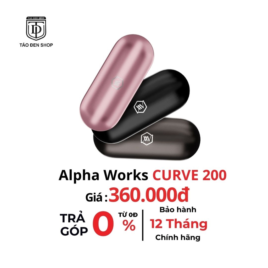 Tai nghe True Wireless  Alpha Works CURVE 200 Chính Hãng