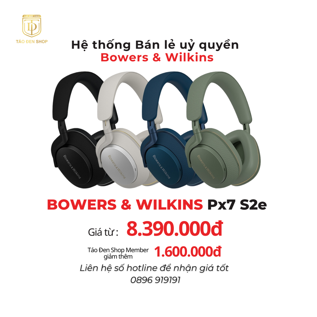Tai nghe Bowers & Wilkins Px7 s2e