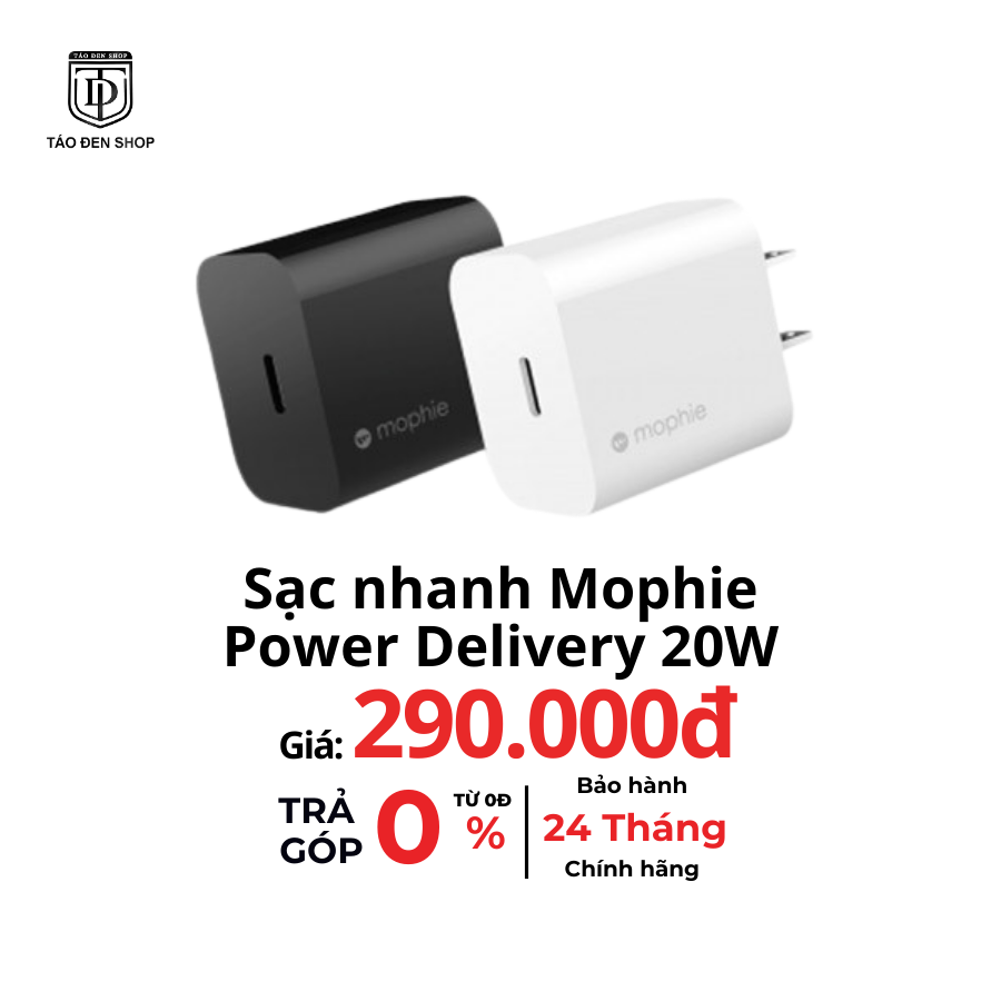 Củ sạc nhanh Mophie Power Delivery 20W