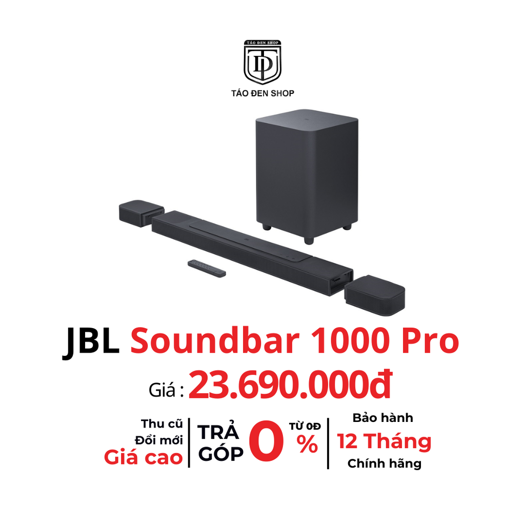 Loa Soundbar JBL Bar 1000 Pro