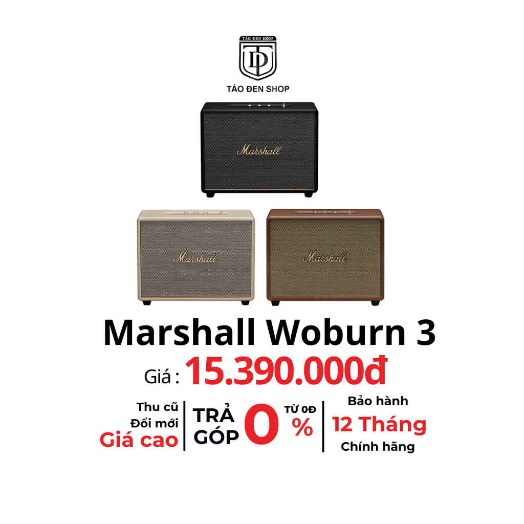 Marshall Woburn 3 ASH Chính Hãng