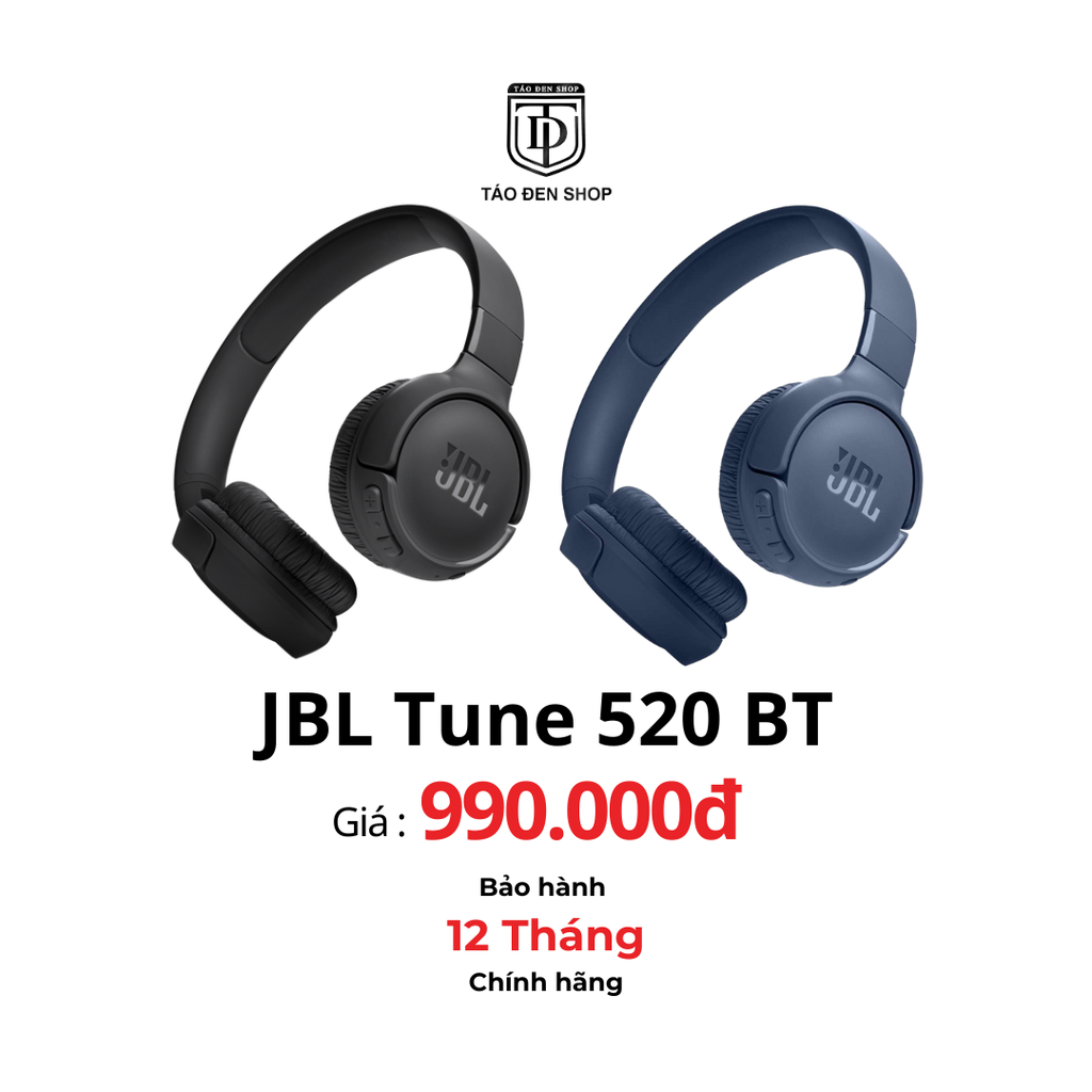Tai nghe JBL Tune 520BT - Chính Hãng