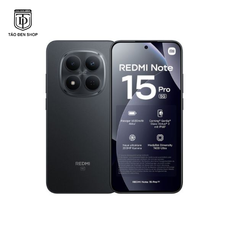 Xiaomi Note 15 Pro 5G 8/256GB - Giảm 300.000đ khi Check in