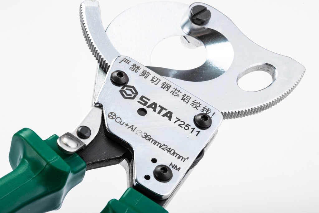 Kéo cắt cáp loại Ratchet SATA 72511 - RATCHETING CABLE CUTTER 240MM