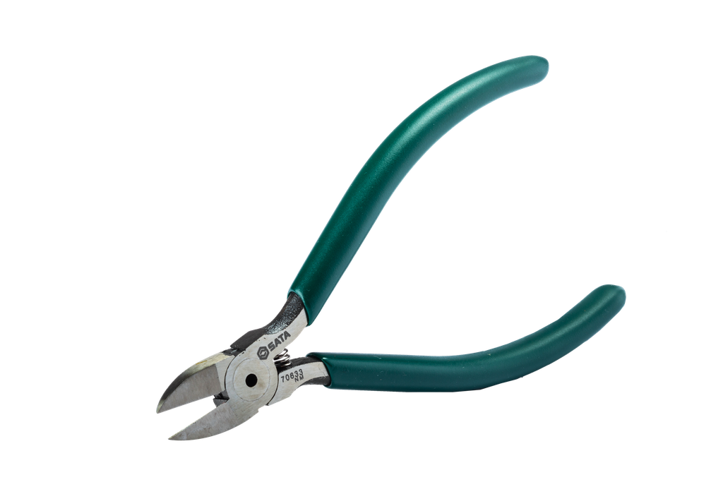 Kìm cắt lưỡi phẳng có lò xo SATA 5 inch 70633