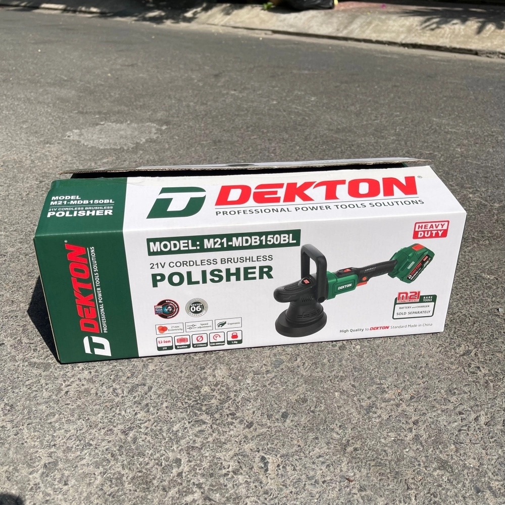 Máy đánh bóng lệch tâm dùng pin Dekton M21-MDB150BL