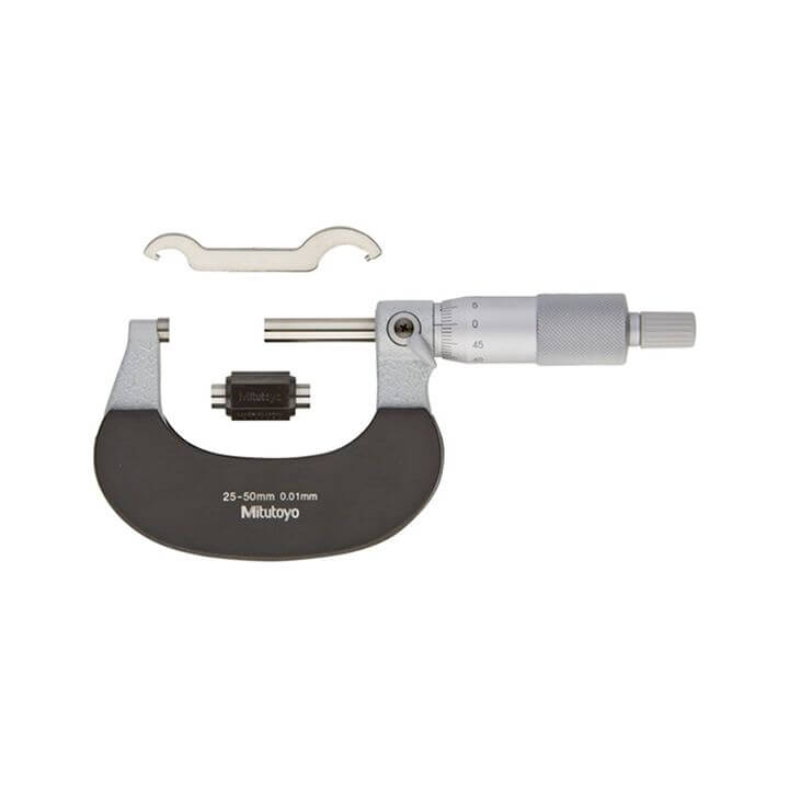 Panme đo ngoài cơ khí 25-50mm/0.01mm Mitutoyo 102-302