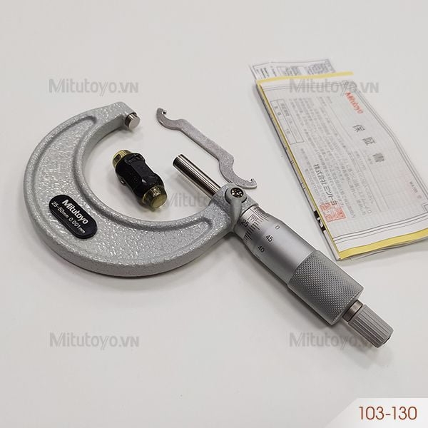 Panme đo ngoài cơ khí 25-50mm/0.001mm Mitutoyo 103-130