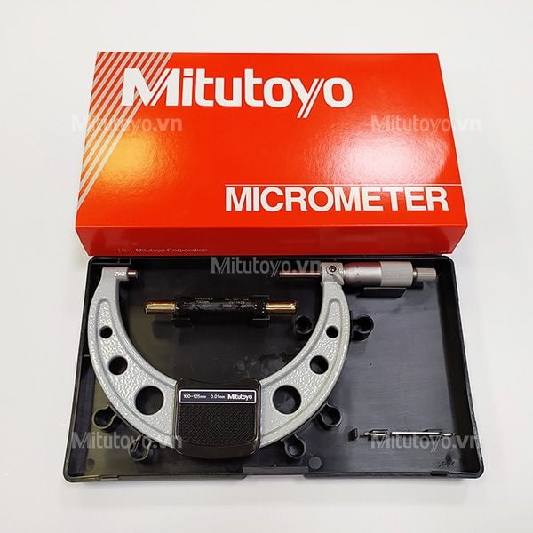 Panme đo ngoài cơ khí 100-125mm/0.01mm Mitutoyo 103-141-10